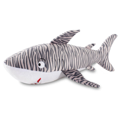 Petshop By Fringe Studio Tiger Shark Large Plush Dog Toy