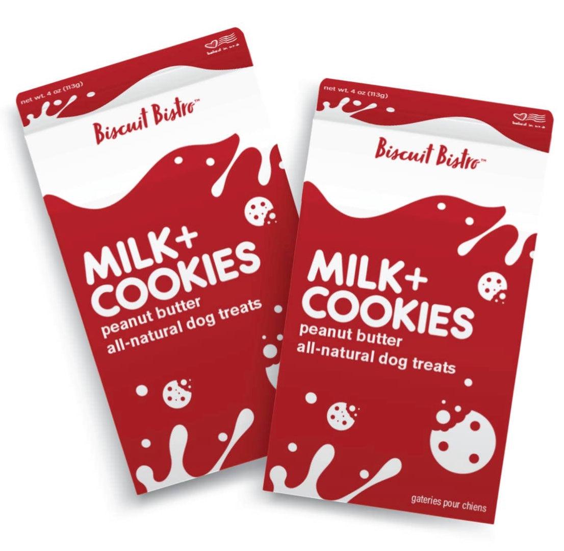 Milk + Cookies Peanut Butter All-Natural Dog Treats - Bark & Beyond
