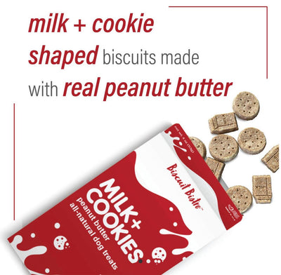 Milk + Cookies Peanut Butter All-Natural Dog Treats - Bark & Beyond