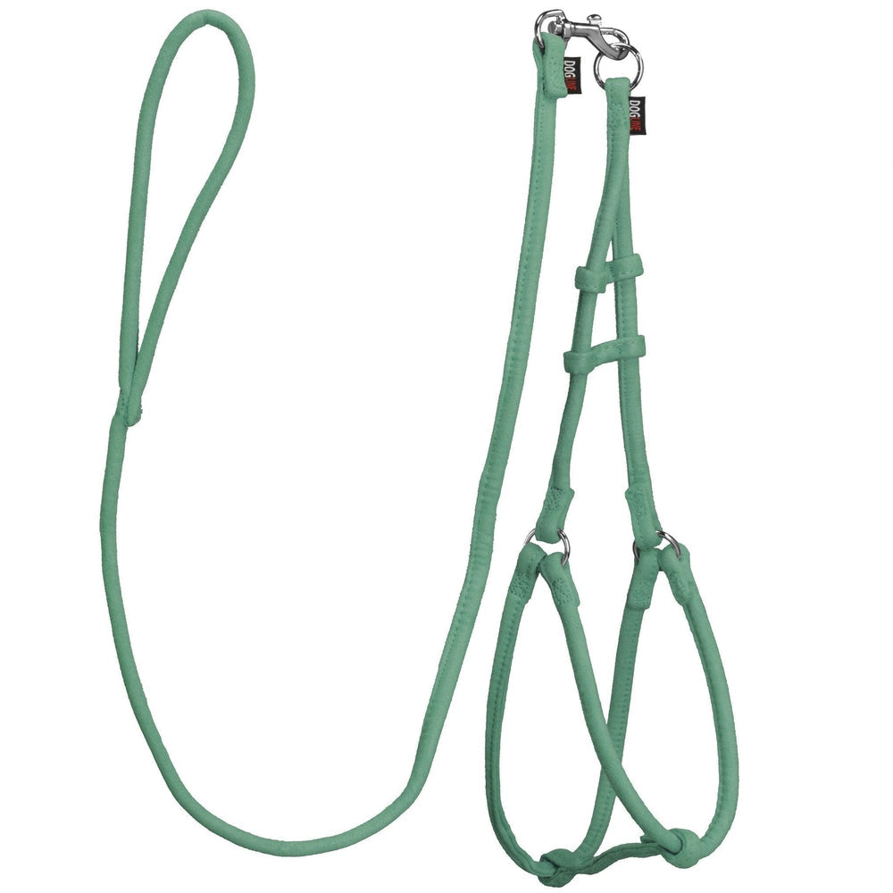 Comfort Microfiber Round Step-In Dog Harness + Dog Lead