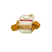 Huggle-Hide® Natural Leather Bone Dog Toy, 3 Pack