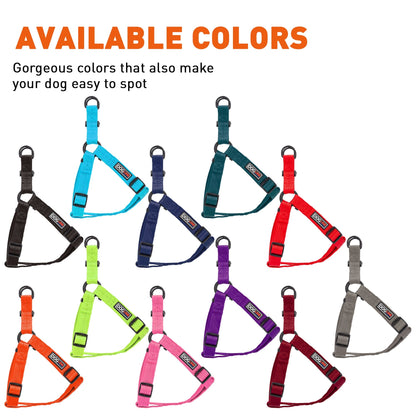 Nylon Flat Step-In Dog Harness