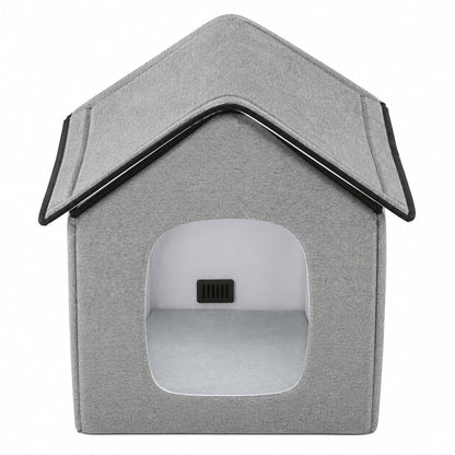 Pet Life 'Hush Puppy' Collapsible Electronic Heating and Cooling Smart Pet House