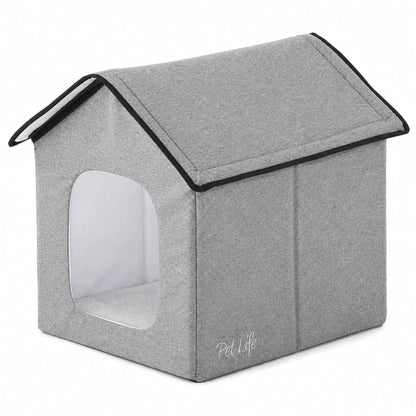 Pet Life 'Hush Puppy' Collapsible Electronic Heating and Cooling Smart Pet House