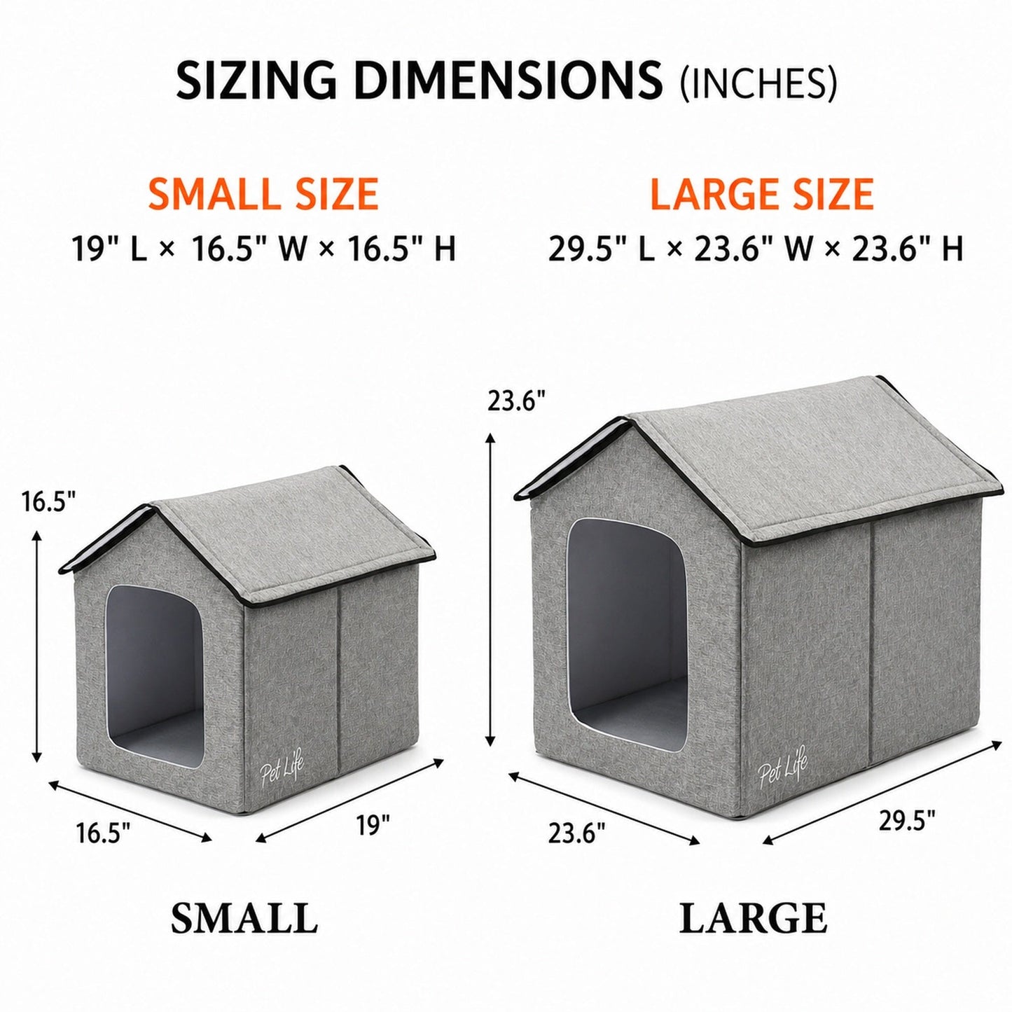 Pet Life 'Hush Puppy' Collapsible Electronic Heating and Cooling Smart Pet House