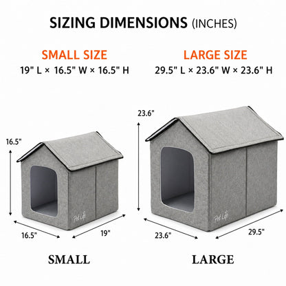 Pet Life 'Hush Puppy' Collapsible Electronic Heating and Cooling Smart Pet House