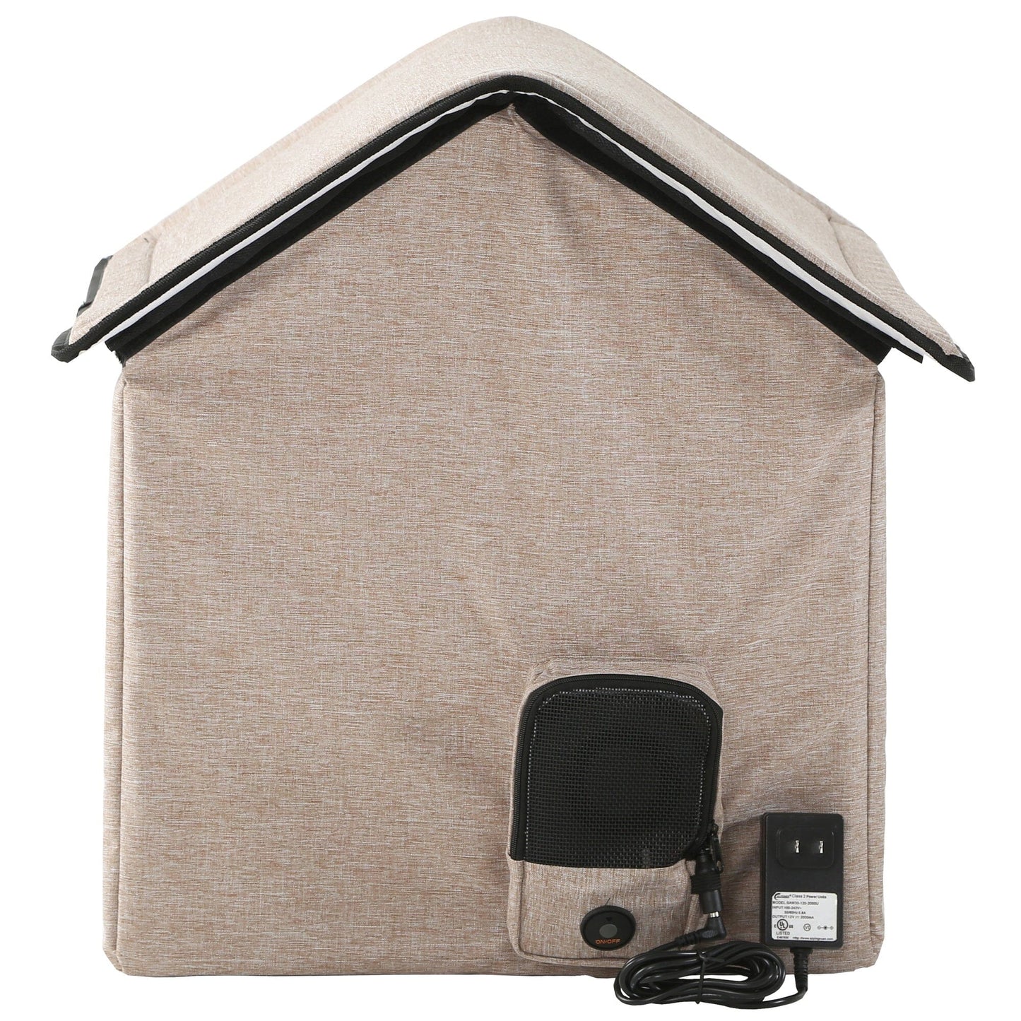Pet Life 'Hush Puppy' Collapsible Electronic Heating and Cooling Smart Pet House