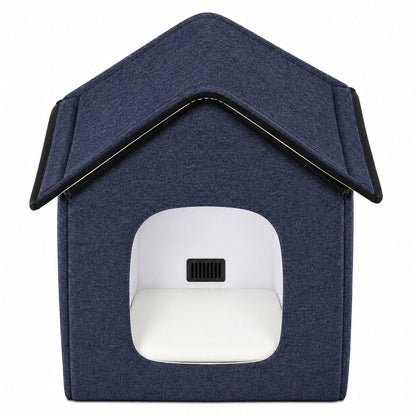 Pet Life 'Hush Puppy' Collapsible Electronic Heating and Cooling Smart Pet House