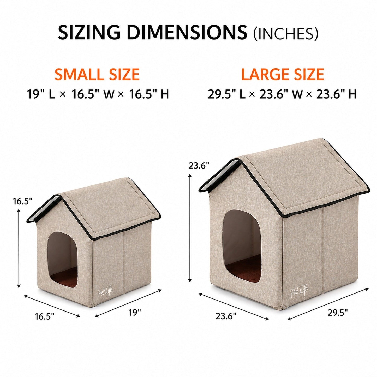 Pet Life 'Hush Puppy' Collapsible Electronic Heating and Cooling Smart Pet House