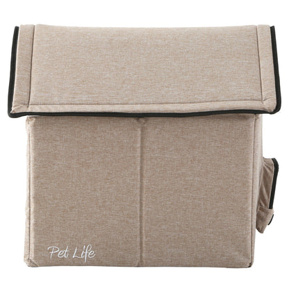 Pet Life 'Hush Puppy' Collapsible Electronic Heating and Cooling Smart Pet House