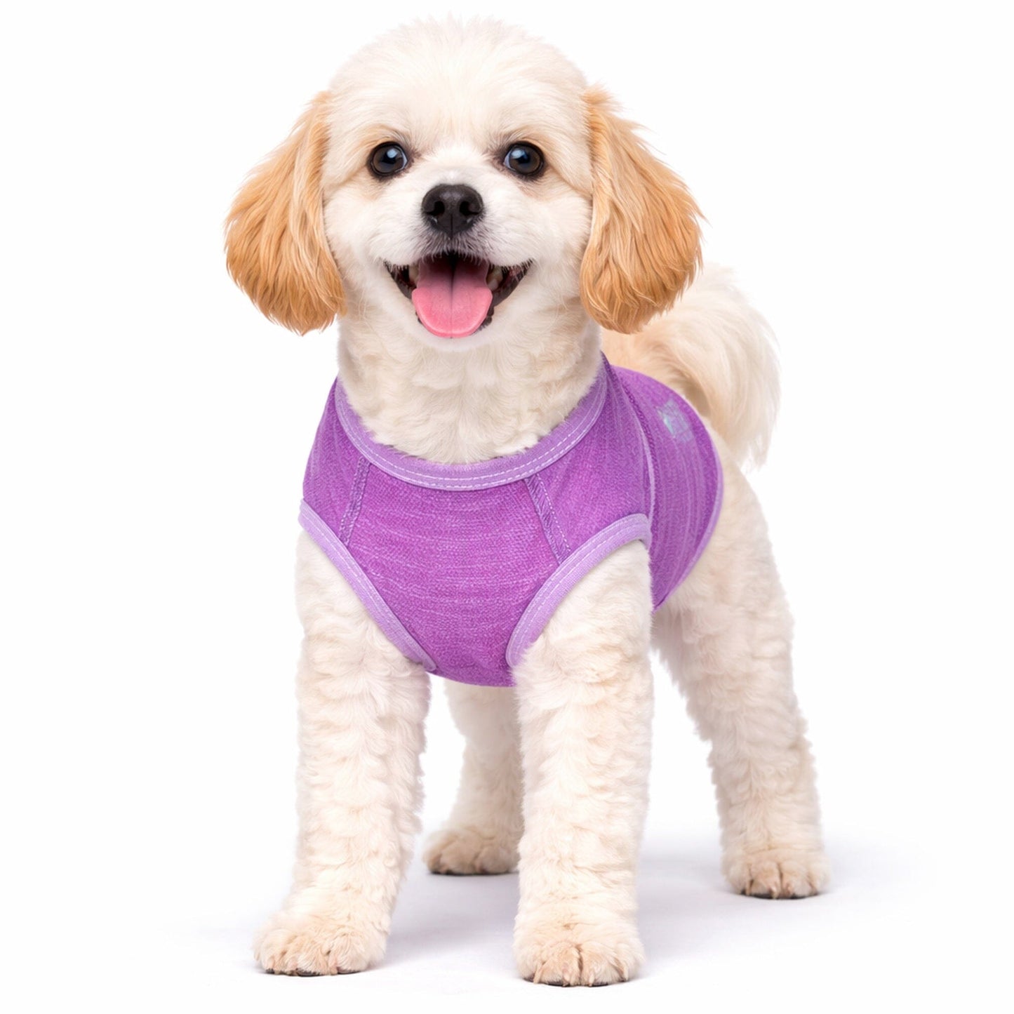 Pet Life ® Active 'Aero-Pawlse' Quick-Dry and 4-Way-Stretch Yoga Fitness Dog T-Shirt Tank Top