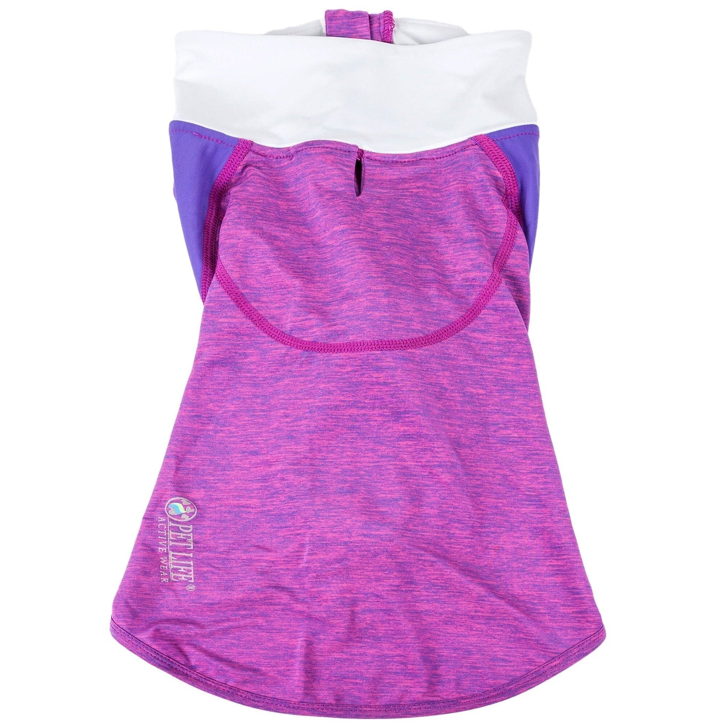 Pet Life ® Active 'Chewitt Wagassy' 4-Way-Stretch Yoga Fitness Long-Sleeve Dog T-Shirt