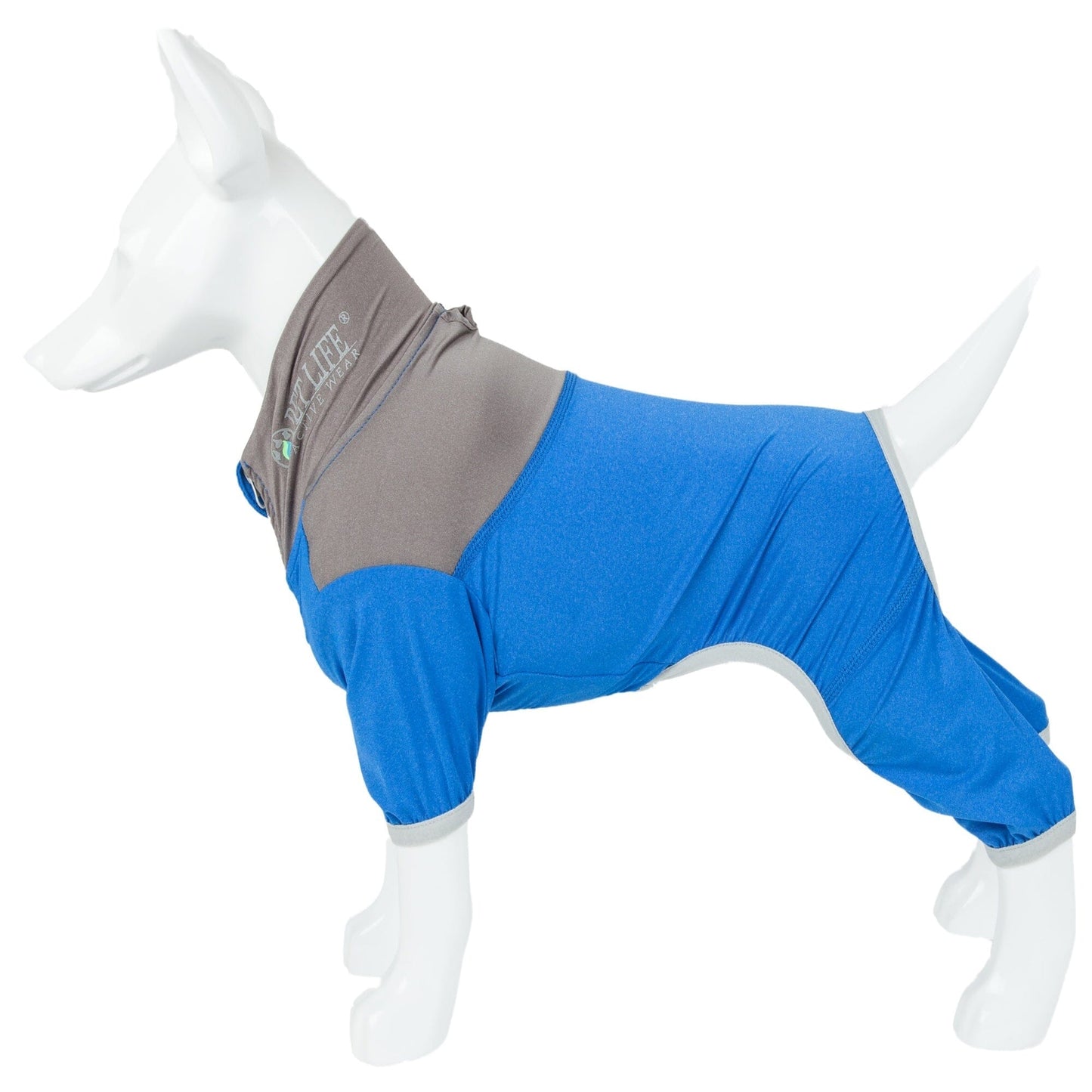 Pet Life ®  Active 'Embarker' 4-Way Stretch Fitness Yoga Full Body Dog Tracksuit