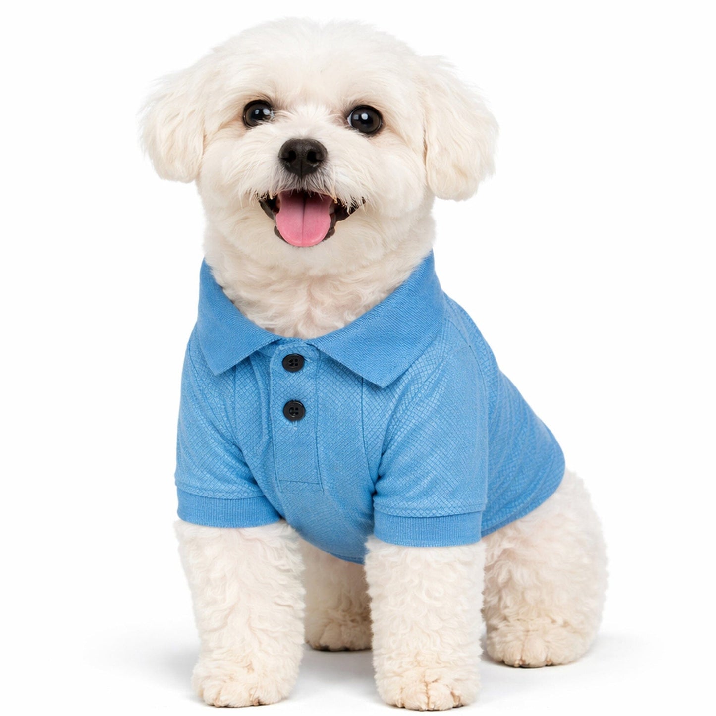 Pet Life ® Active 'Fur-Flex' Stretch and Quick-Dry Anti-Odor Fitness Yoga Dog Polo T-Shirt