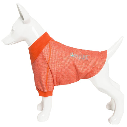 Pet Life ® Active 'Fur-Flex' Stretch and Quick-Dry Anti-Odor Fitness Yoga Dog Polo T-Shirt