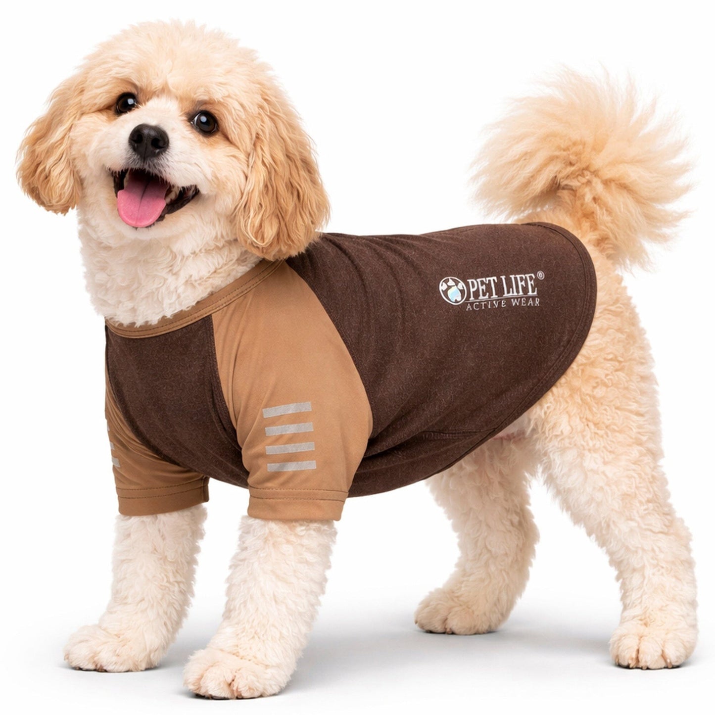 Pet Life ® Active 'Hybreed' 4-Way-Stretch Fitness Performance Dog T-Shirt