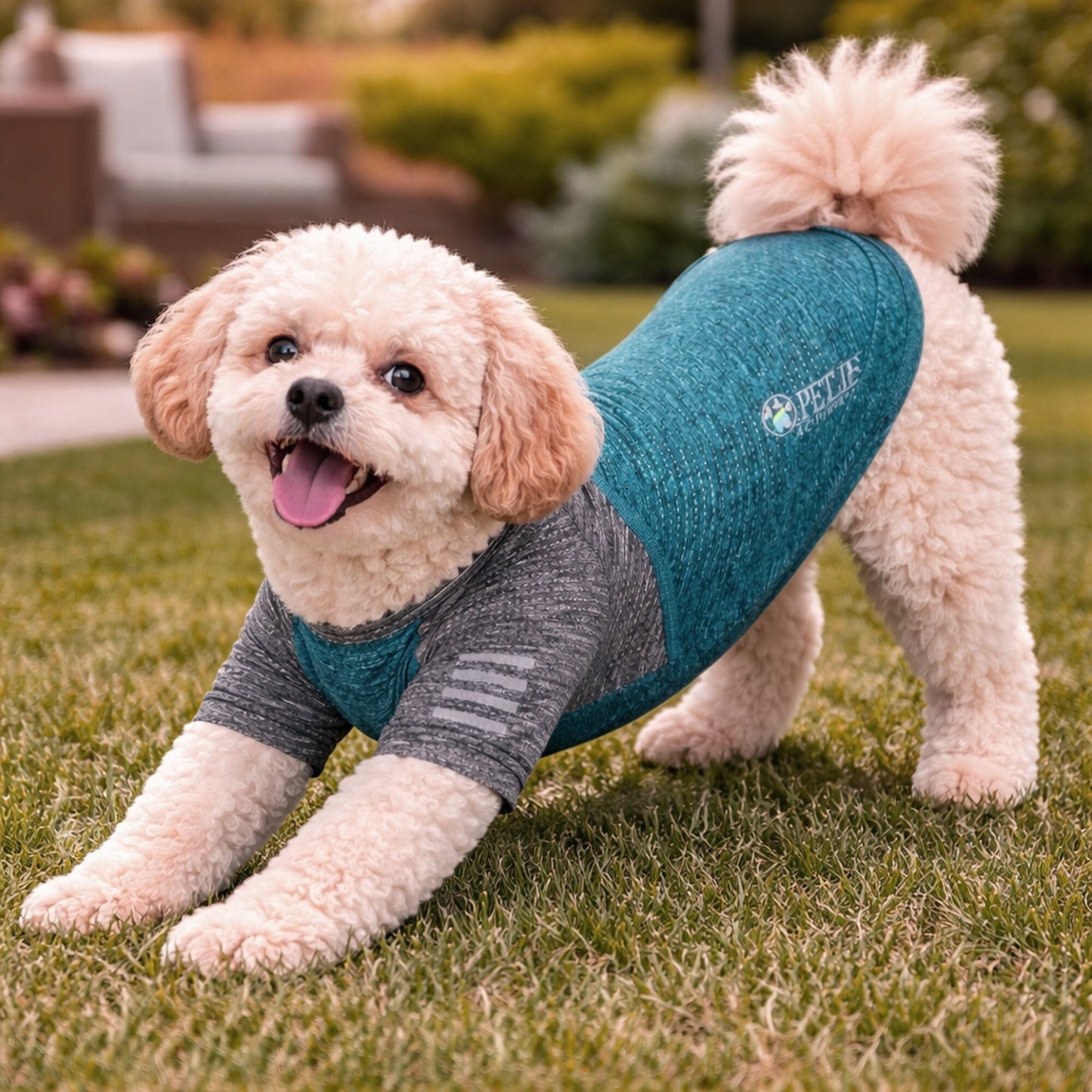Pet Life ® Active 'Hybreed' 4-Way-Stretch Fitness Performance Dog T-Shirt