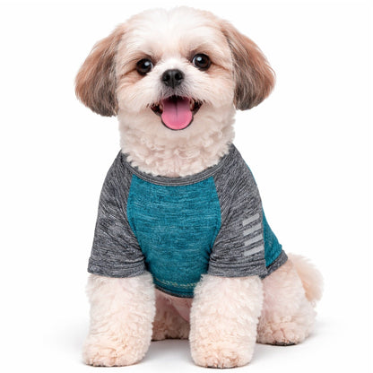 Pet Life ® Active 'Hybreed' 4-Way-Stretch Fitness Performance Dog T-Shirt