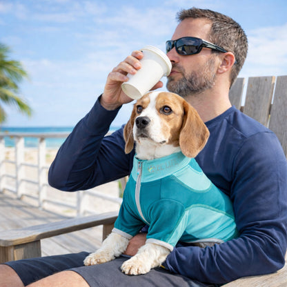 Pet Life ® Active 'Warm-Pup' Stretchy and Quick-Drying Fitness Dog Yoga Warm-Up Tracksuit