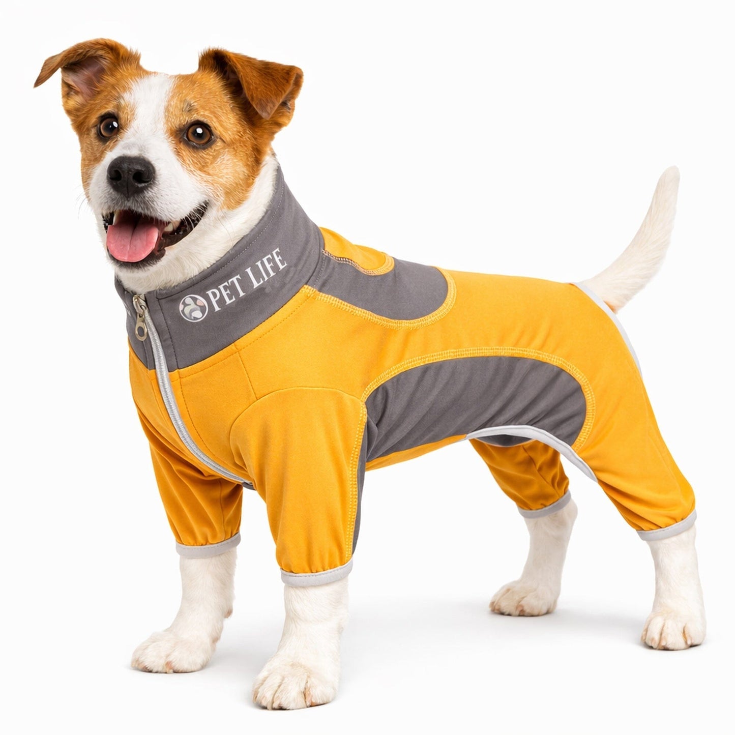 Pet Life ® Active 'Warm-Pup' Stretchy and Quick-Drying Fitness Dog Yoga Warm-Up Tracksuit