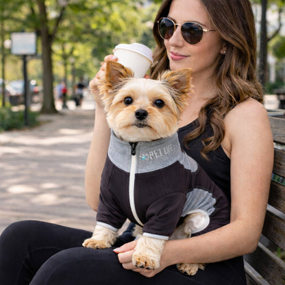Pet Life ® Active 'Warm-Pup' Stretchy and Quick-Drying Fitness Dog Yoga Warm-Up Tracksuit