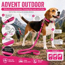Pet Life ® 'Advent' Outdoor Series 3M Reflective 2-in-1 Durable Martingale Training Dog Leash and Collar