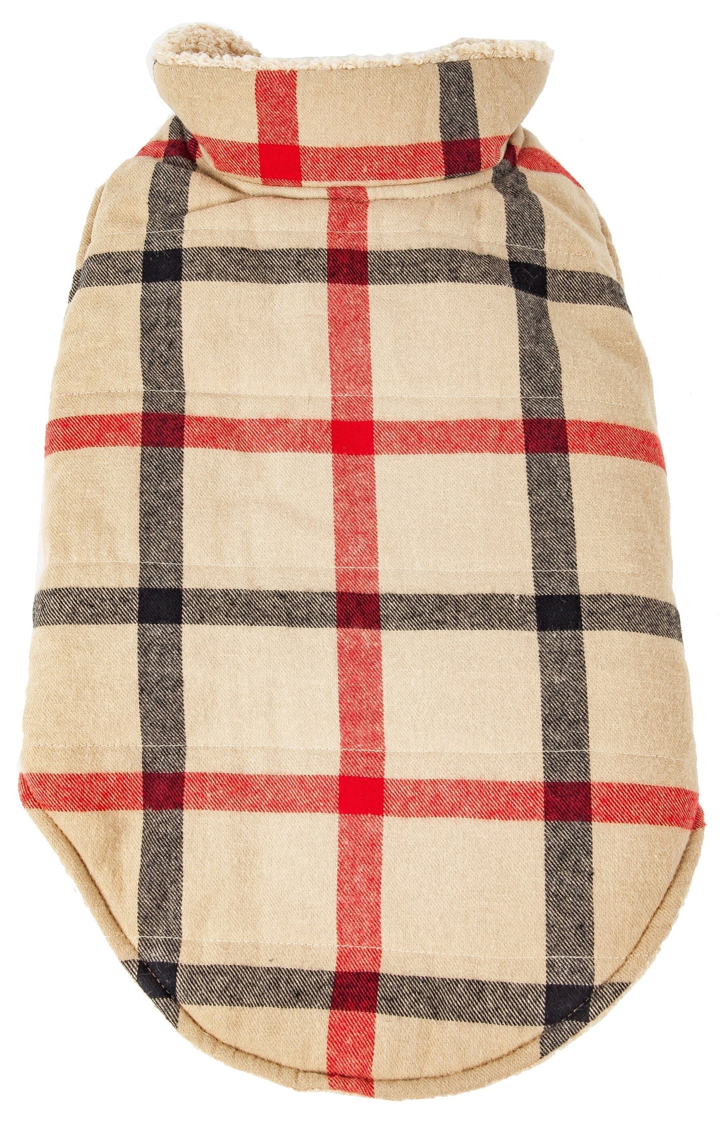Pet Life ®  'Allegiance' Classical Insulated Plaid Fashion Dog Jacket