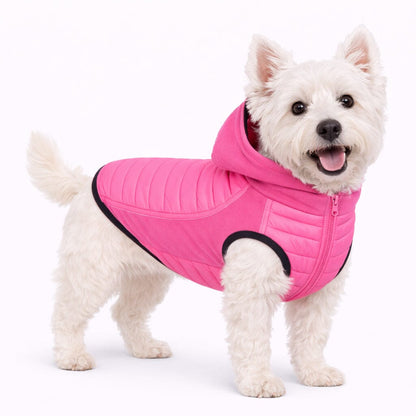 Pet Life ® 'Apex' Lightweight Hybrid 4-Season Stretch and Quick-Dry Dog Coat w/ Pop out Hood