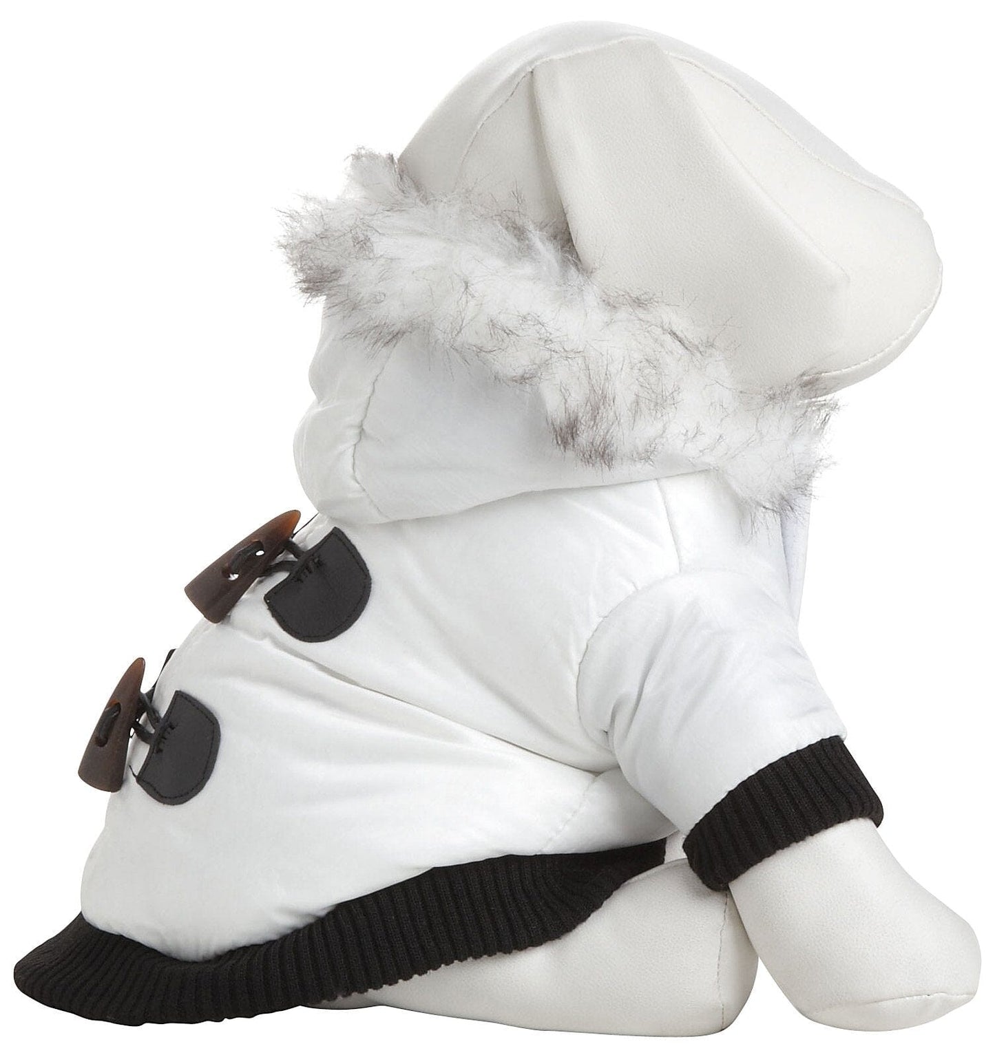 Pet Life ® Aspen Winter-White 3M Insulated Fashion Pet Parka Dog Coat