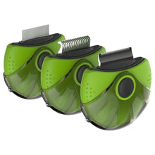 Pet Life ® 'Axler' Triple Rotating Rake Deshedder and Dematting Grooming Pet Comb