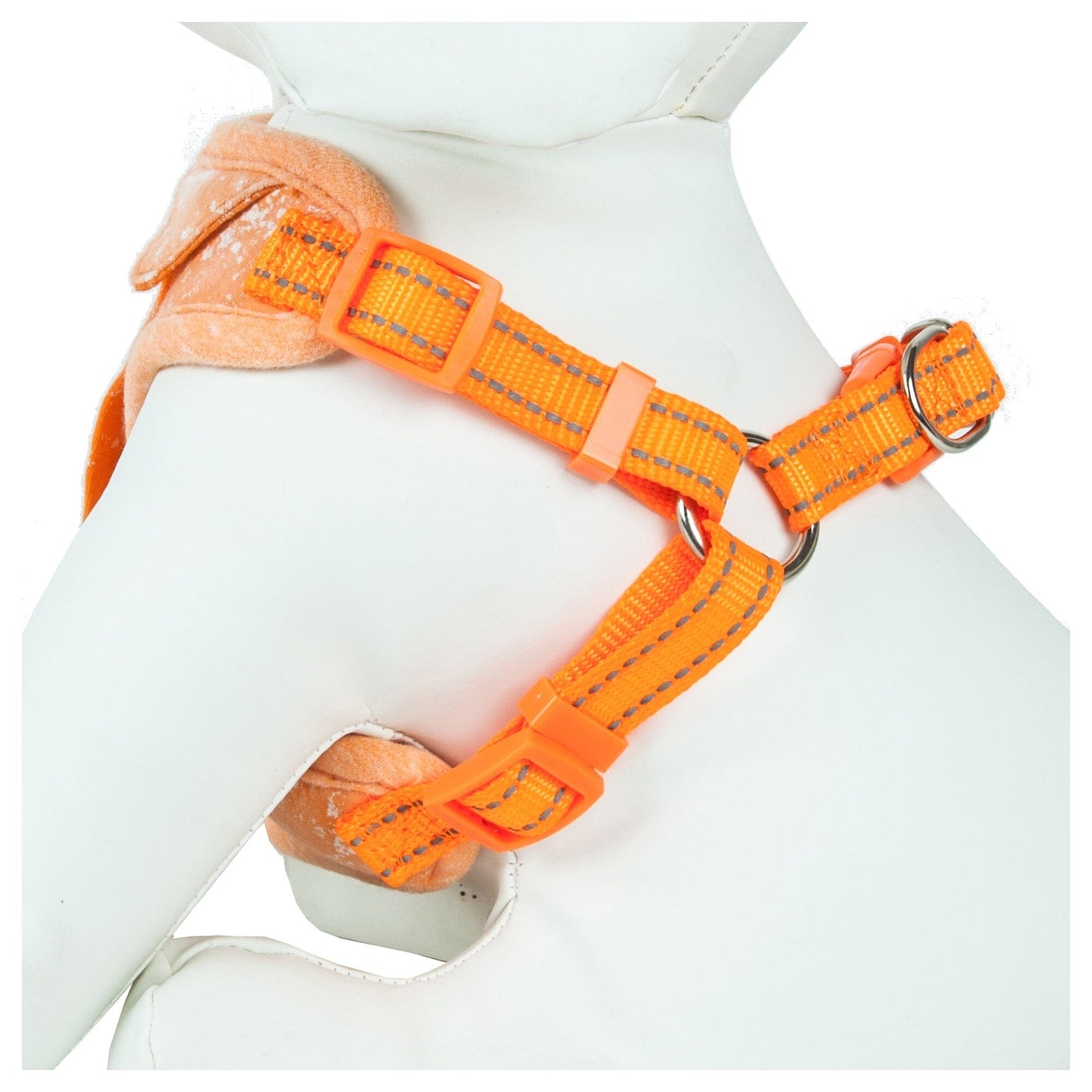 Pet Life ®  'Bonatied' Mesh Reversed Adjustable Fashion Dog Harness W/ Designer Neck Tie