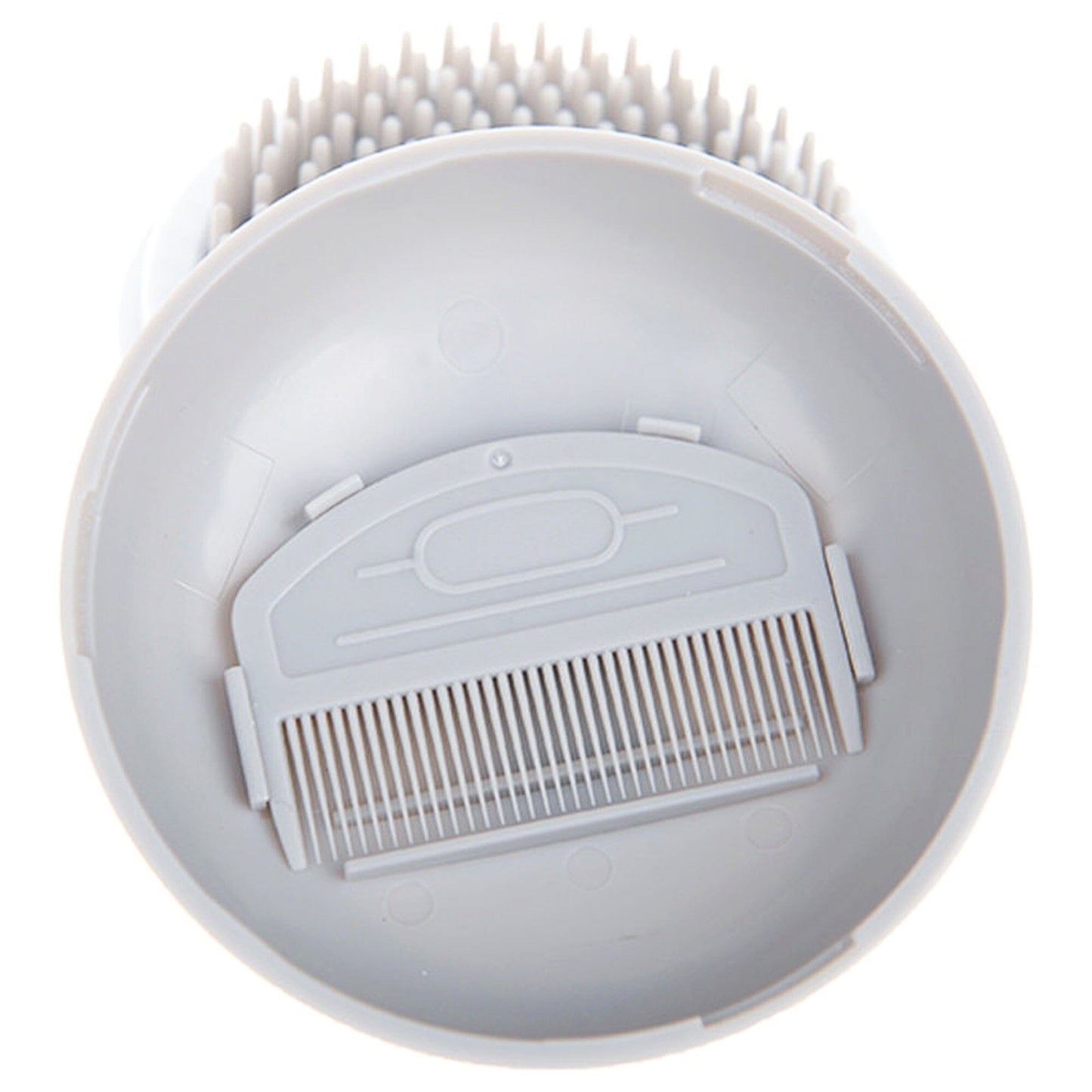 Pet Life ® 'Bravel' 3-in-1 Travel Pocketed Dual Grooming Brush and Pet Comb