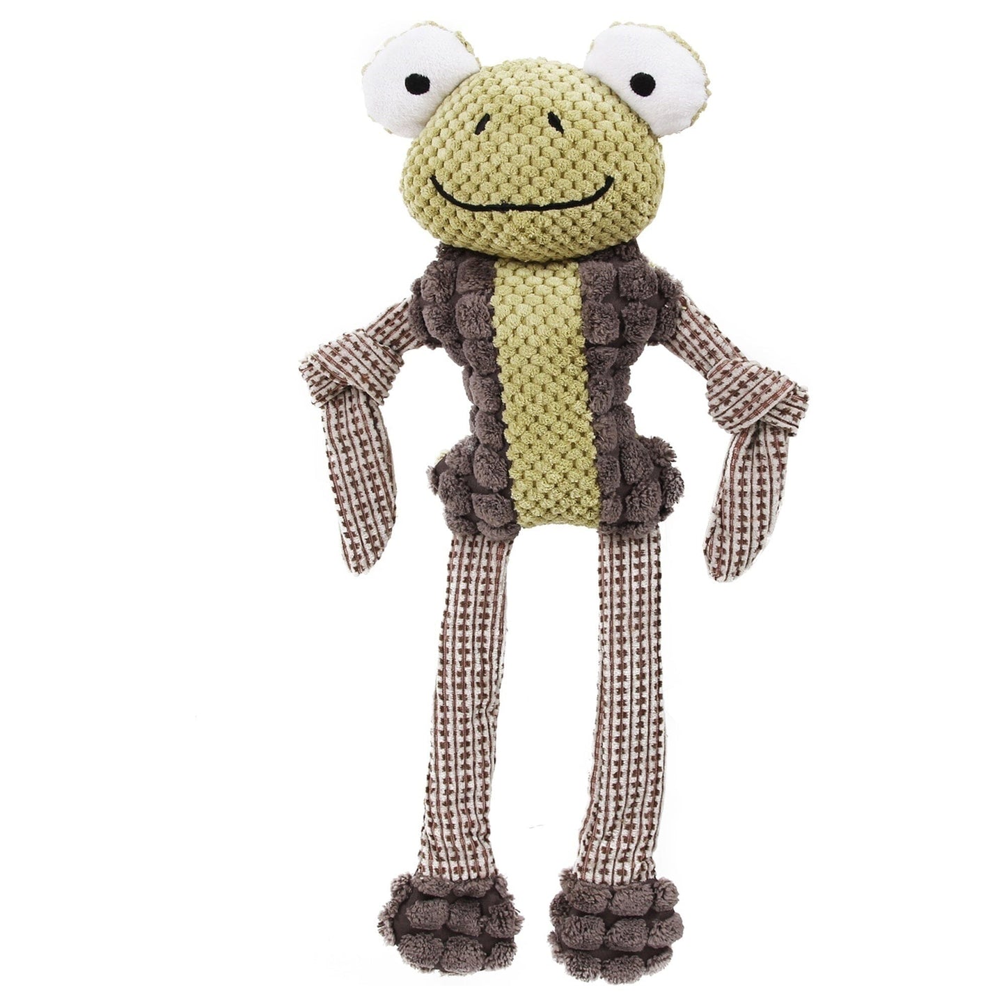 Pet Life ® 'Bull Mannequin' Natural Jute Rope Chew Tug Plush Dog Toy