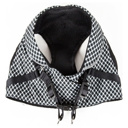Pet Life ® 'Checkerwag' Checkered Mesh Reversed and Adjustable Fashion Dog Harness