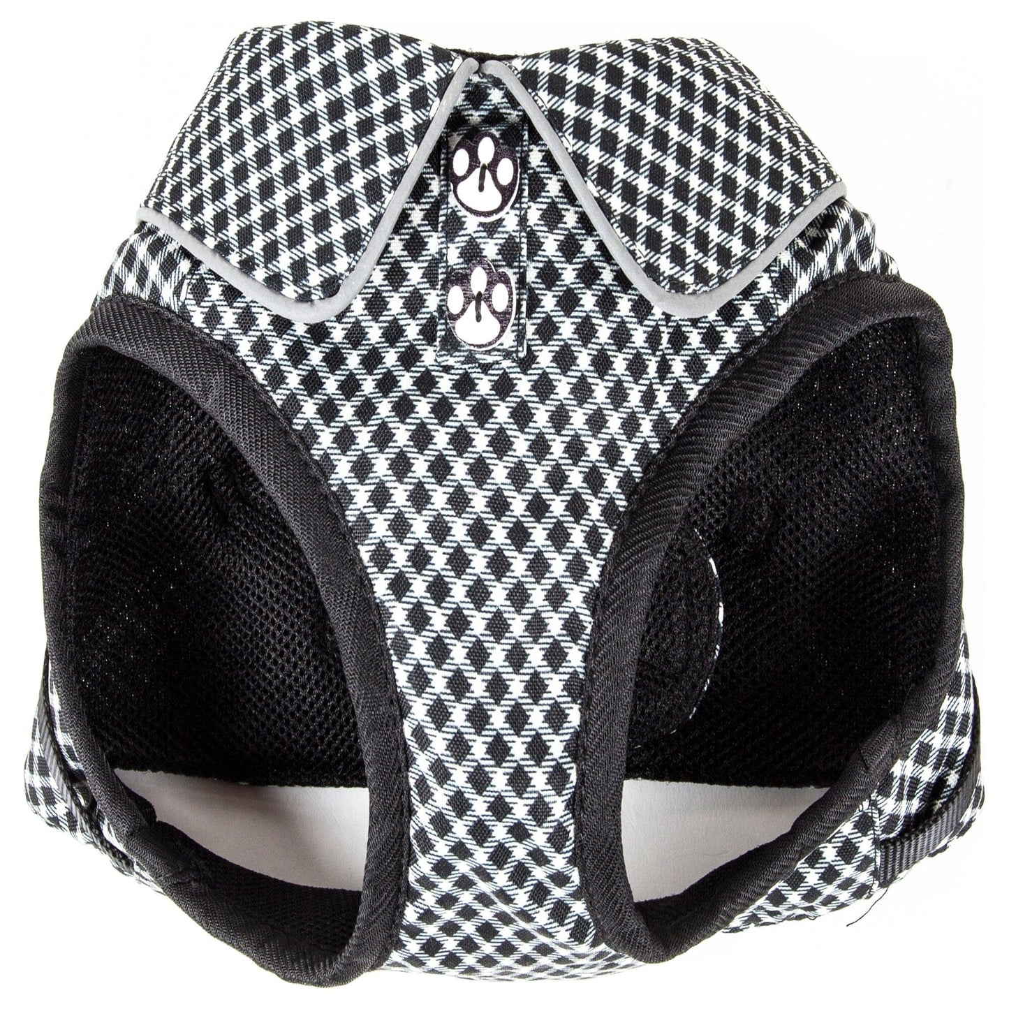 Pet Life ® 'Checkerwag' Checkered Mesh Reversed and Adjustable Fashion Dog Harness