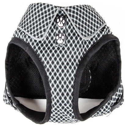 Pet Life ® 'Checkerwag' Checkered Mesh Reversed and Adjustable Fashion Dog Harness
