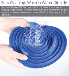 Pet Life ® 'Cirlicue' Mountain Shaped Modern Slow Feeding Pet Bowl