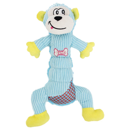 Pet Life ® 'Cuddle Plush' Mesh and Plush Squeaking Dog Toy