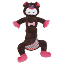 Pet Life ® 'Cuddle Plush' Mesh and Plush Squeaking Dog Toy