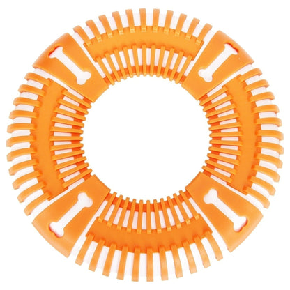 Pet Life ® 'Denta-Bark' Sporty Durable Flexible Toss and Fetch Frisbee Oral Hygiene Pet Dog Toy