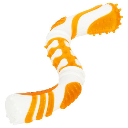 Pet Life ® 'Denta-Twist' TPR Durable Dental Chew Toy