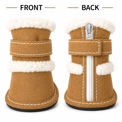 Pet Life ® 'Duggz' 3M Insulated Winter Fashion Dog Shoes Booties - Set of 4