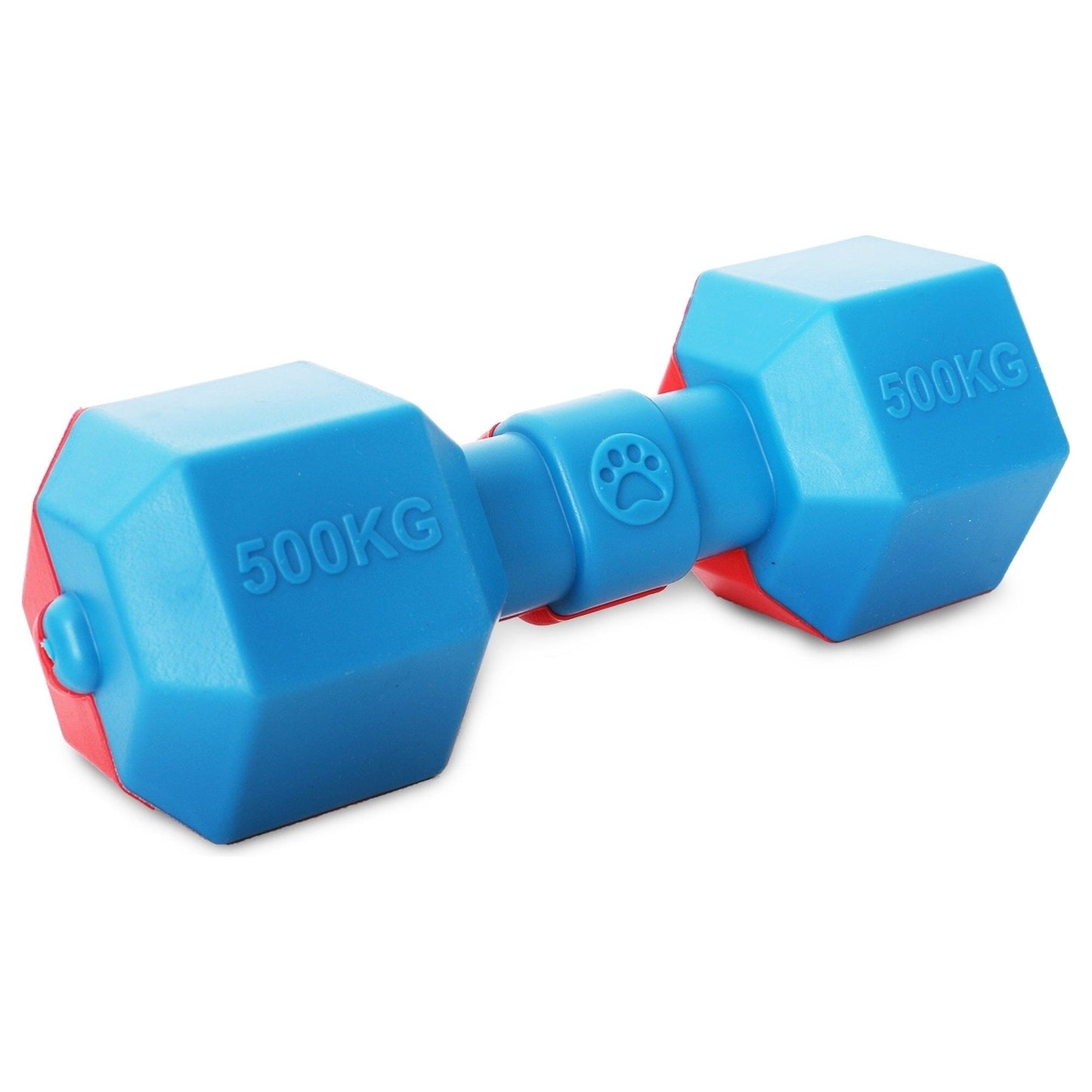 Pet Life ® 'Dumbbell' Durable Chew and Fetch TPR Waterproof Floating Dog Toy