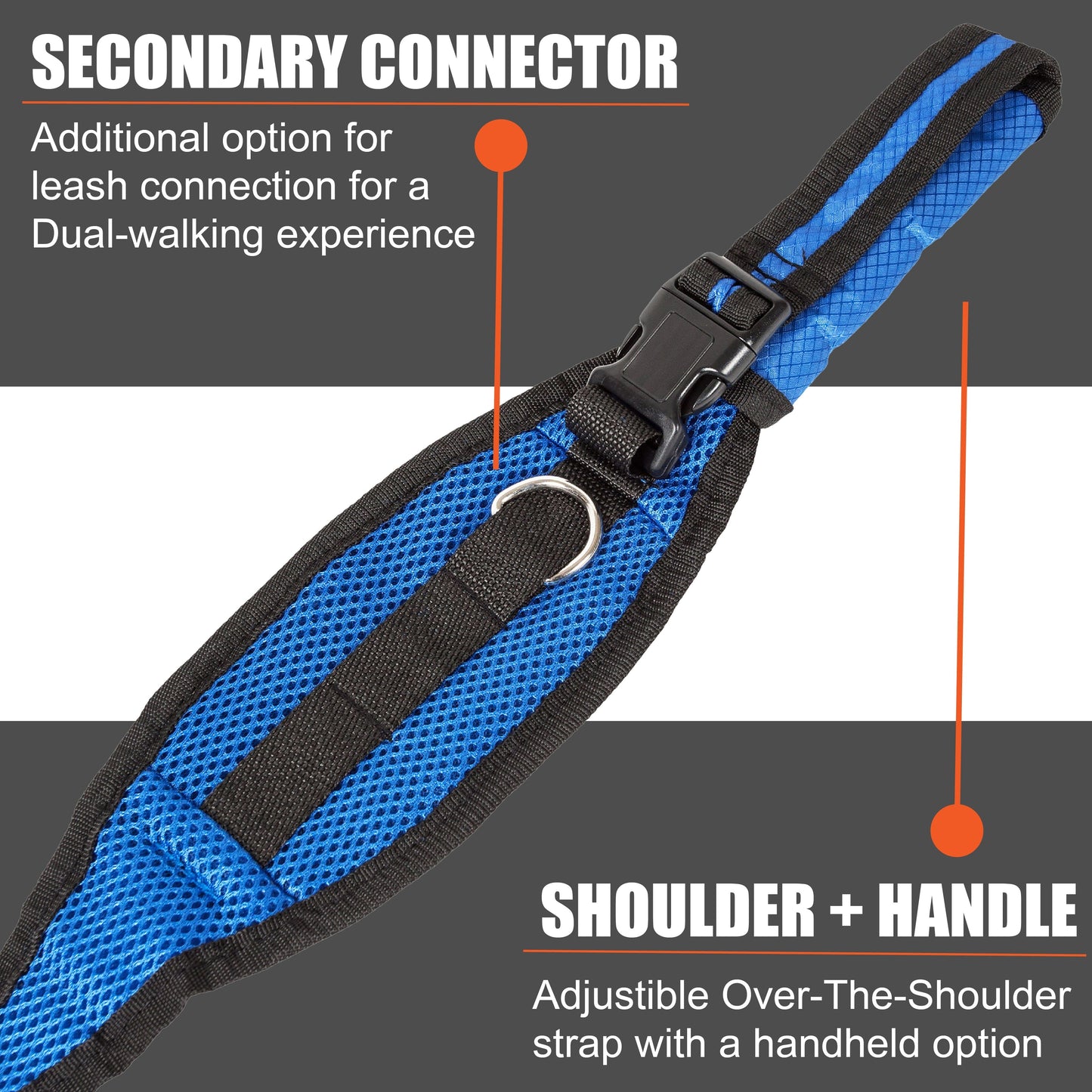 Pet Life ® 'Echelon' Hands Free and Convertible 2-In-1 Training Pet Dog Leash and Pet Belt Trainer