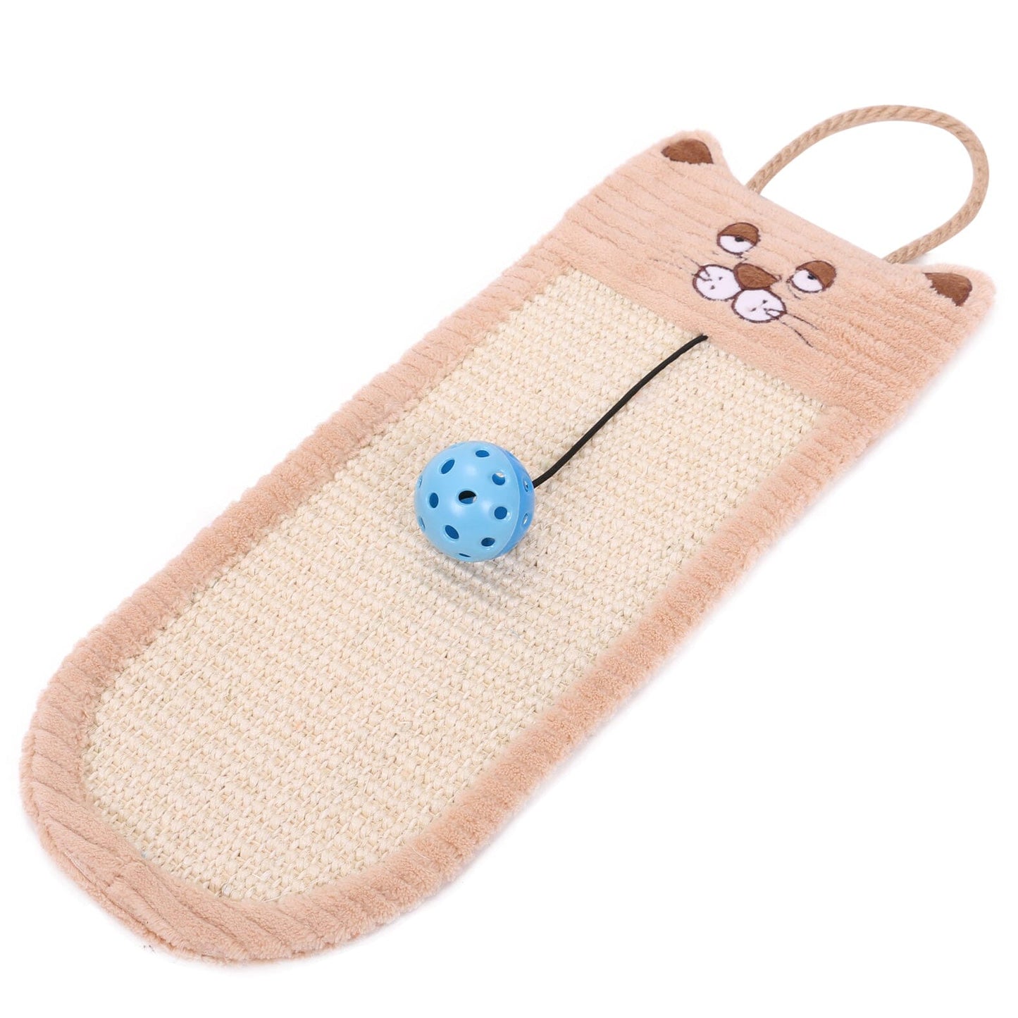 Pet Life ® Eco-Natural Sisal and Jute Hanging Carpet Cat Scratcher