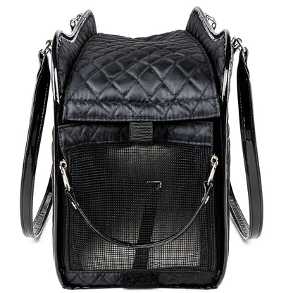 Pet Life ® Exquisite Airline Approved Designer Travel Pet Dog Handbag Carrier