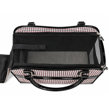 Pet Life ® Exquisite Airline Approved Designer Travel Pet Dog Handbag Carrier