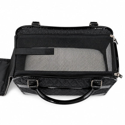 Pet Life ® Exquisite Airline Approved Designer Travel Pet Dog Handbag Carrier