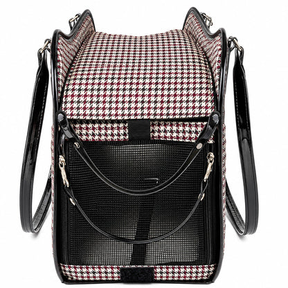 Pet Life ® Exquisite Airline Approved Designer Travel Pet Dog Handbag Carrier