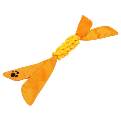 Pet Life ® 'Extreme Twist' Sporty Tugging Jute and Squeak Dog Toy